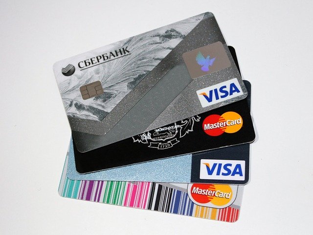 4種類のクレジットカード