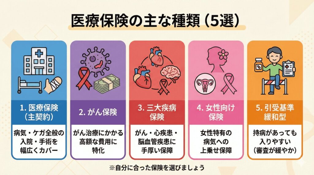 医療保険の種類